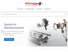 Tablet Screenshot of oltrogge.de
